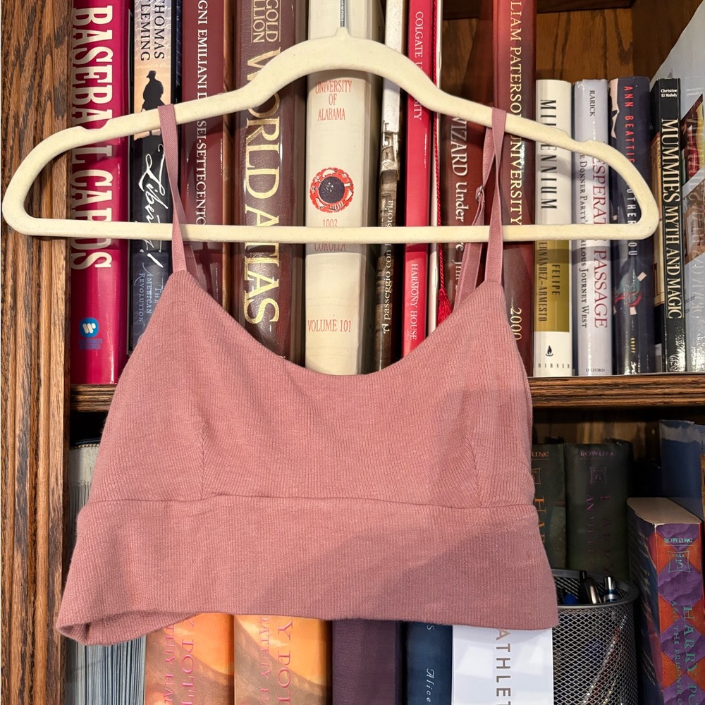 NWT Athleta Well Rested Rib Sleep Bra - size medium